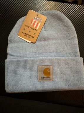 Carhartt Light Blue Beanie